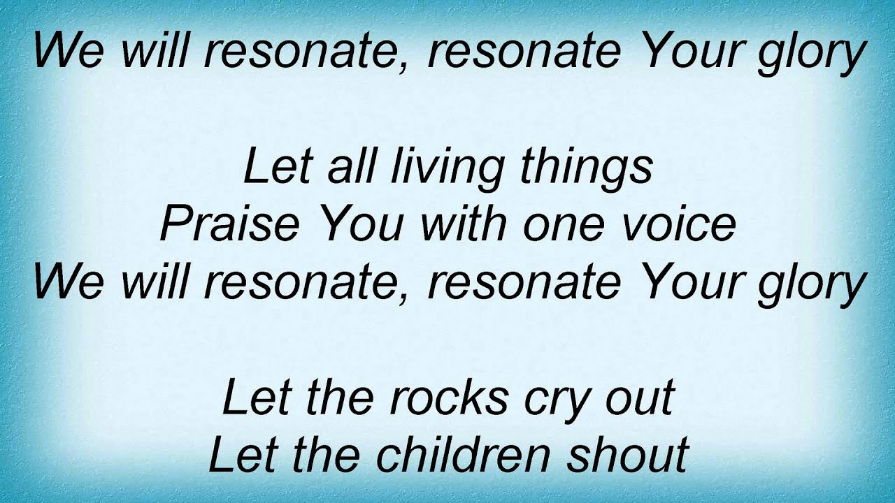 Sonicflood - Resonate Lyrics