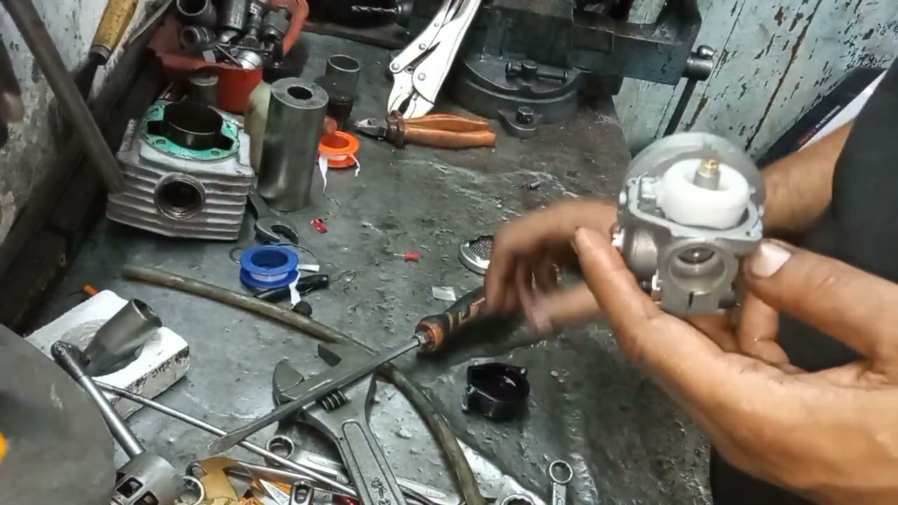 مشكل خطير في كربراتور 15الدراجة النارية MBK💯💯💯🤫👂👀