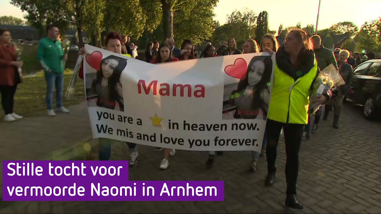 Indrukwekkende stille tocht voor overleden Naomi