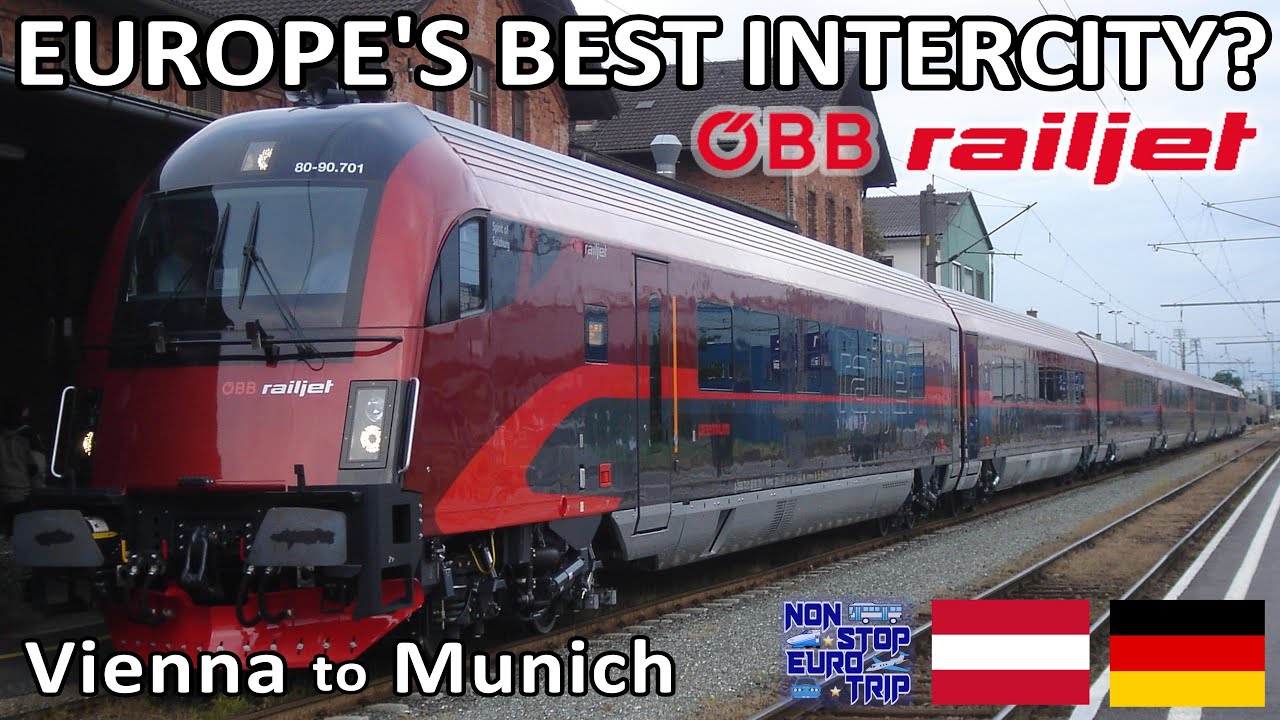INTERNATIONAL ÖBB RAILJET REVIEW / VIENNA TO MUNICH / AUSTRIAN TRAIN TRIP REPORT