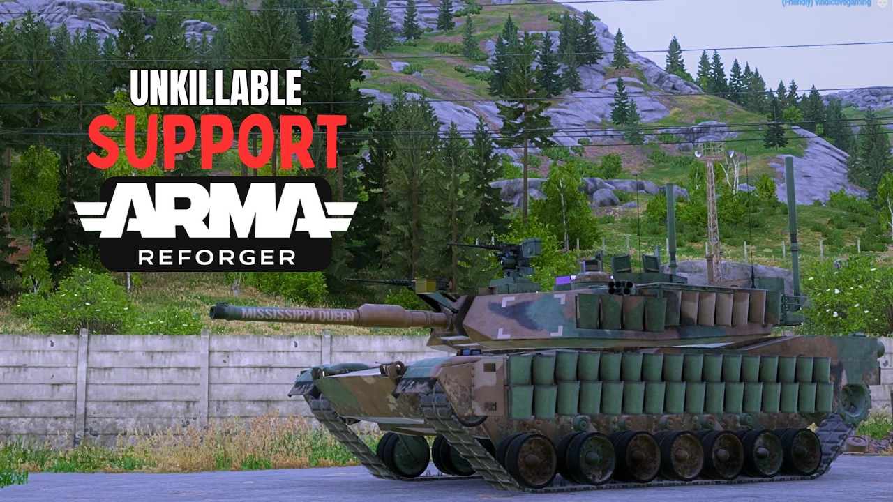 БЕССМЕРТНЫЙ ТАНК ПОДДЕРЖКИ держит линию фронта | Arma Reforger