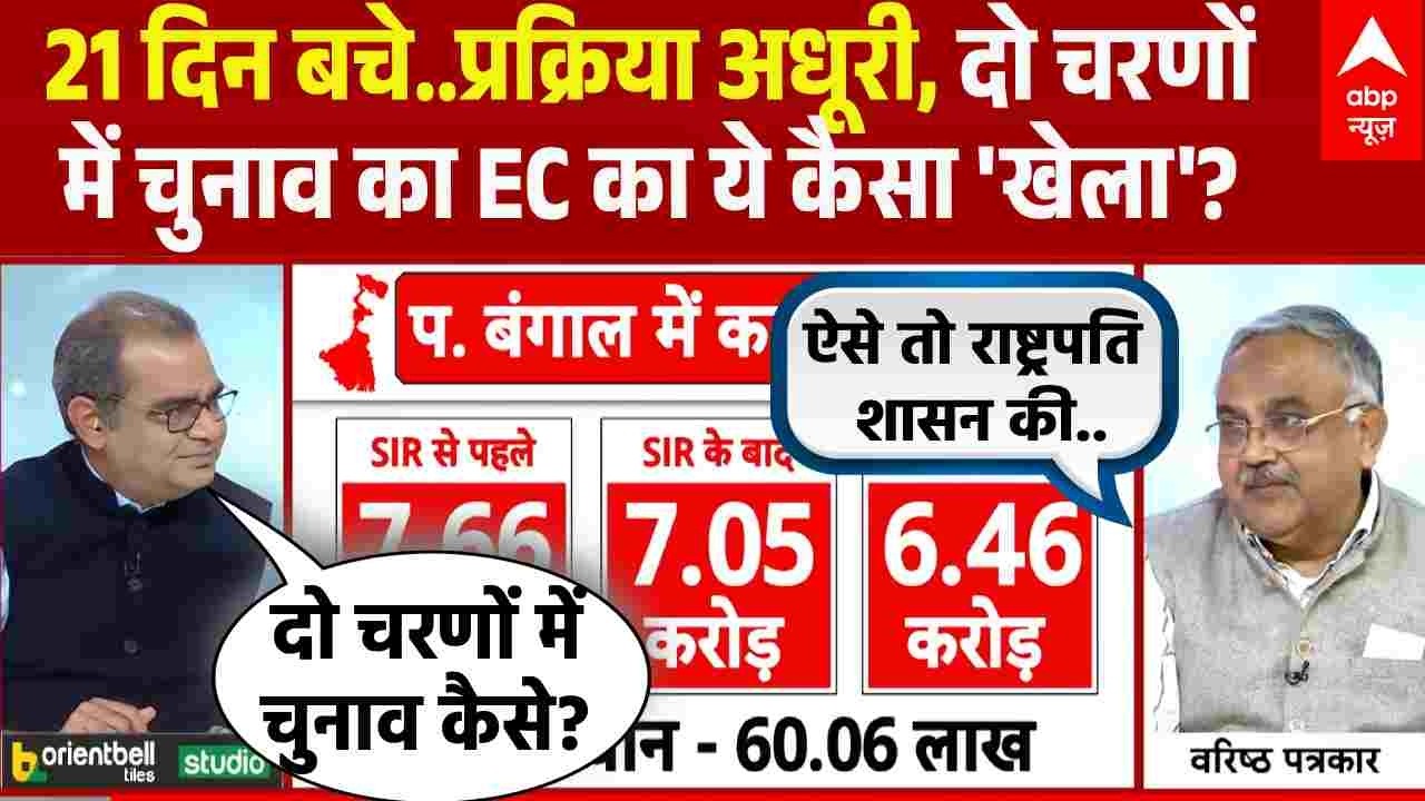 Sandeep Chaudhary: दो चरणों के पीछे का असली 'गणित' क्या? वरिष्ठ पत्रकार ने बताया | EC |Election 2026