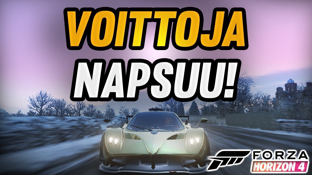 Forza Horizon 4 | Voittoja Napsuu! #FH4
