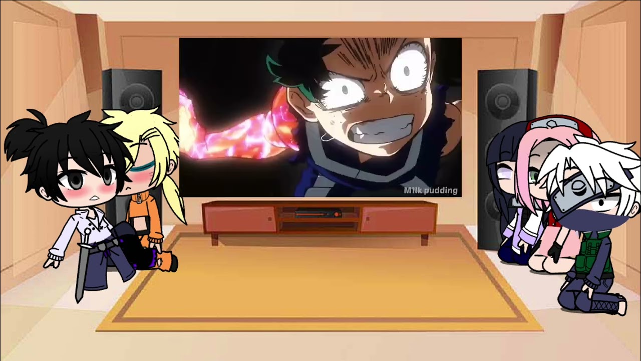 Team 7 + Hinata and O.C. react to Shoto Todoroki