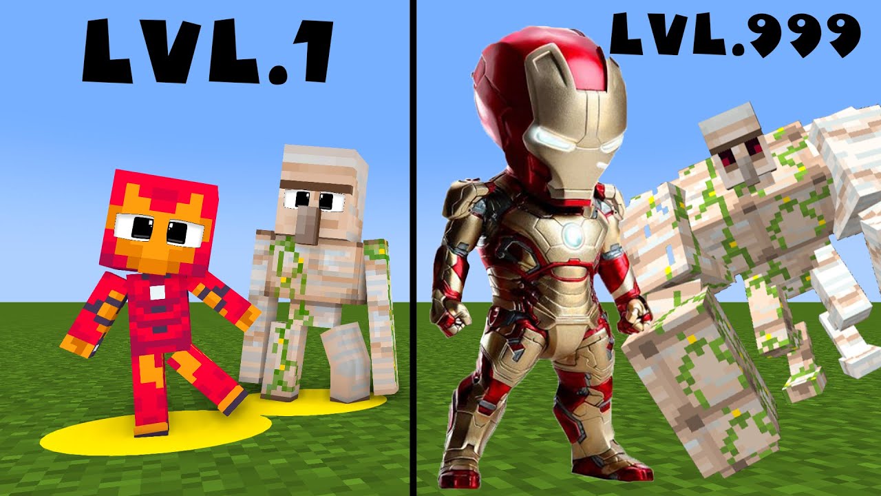 Crook vs Boss Iron Golem vs Iron Man