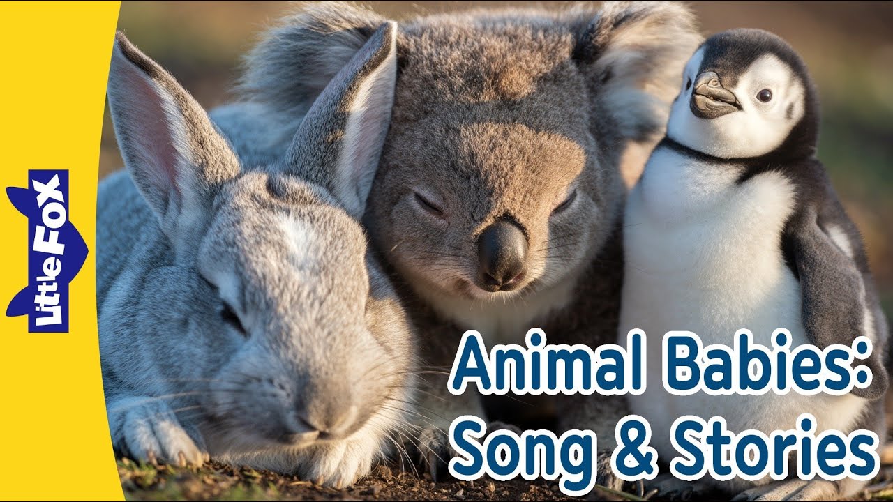 Animal Babies: Tadpole, Chick, Joey & Bunny | Fun Song and Animated Stories for Kids | Little Fox