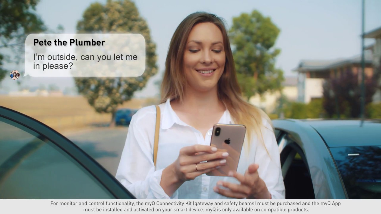 The benefits of a Chamberlain Garage Door Opener with myQ. Now that's smart!