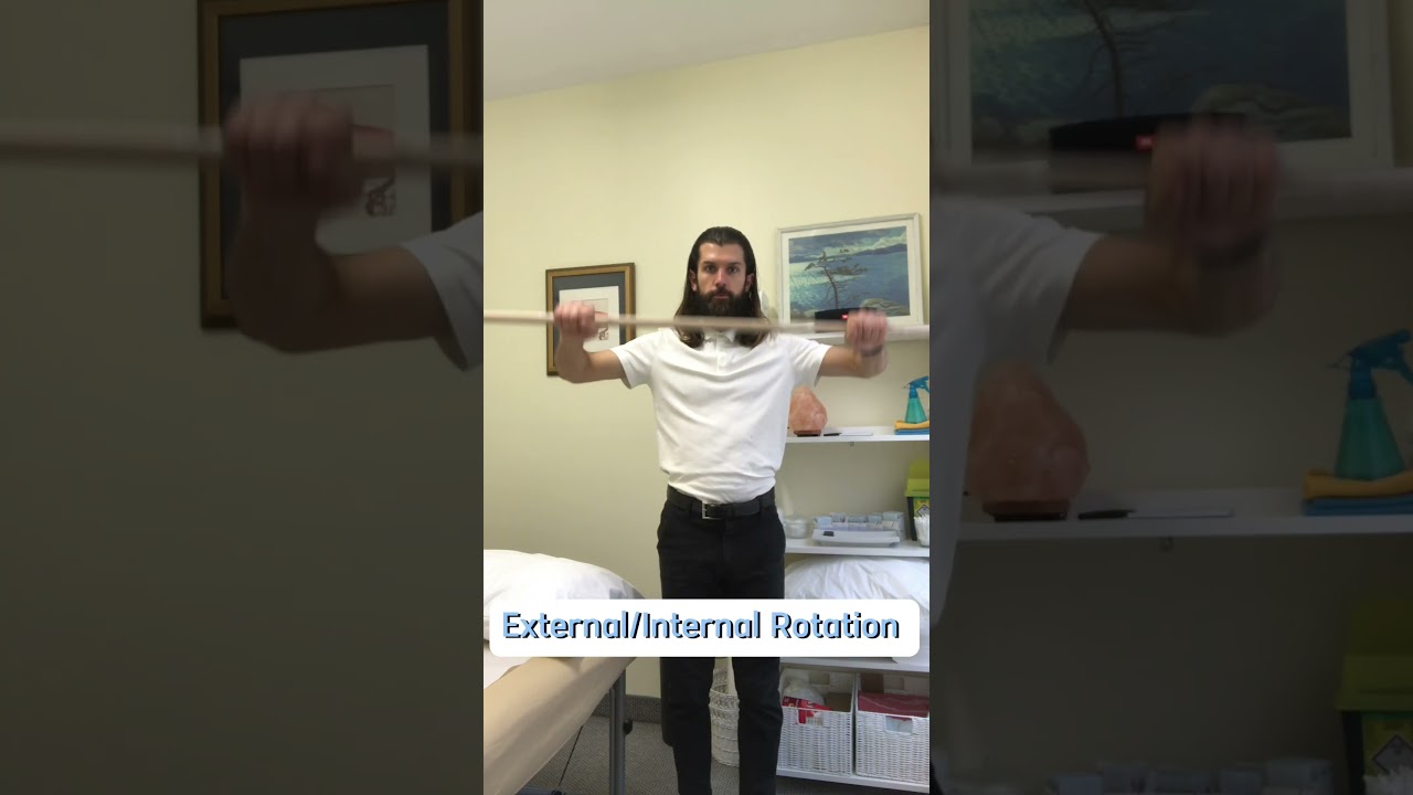 Easy Wand Exercises for Stiff Shoulders
