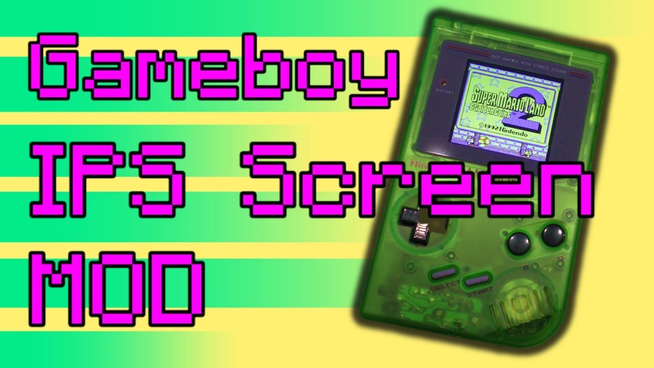 Original Gameboy IPS Screen Mod