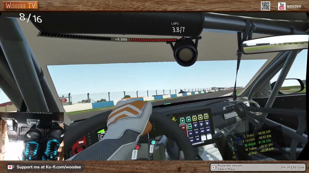 RWD BTCC at Donny Park GP (close finish) - rFactor 2 (28/5/22)