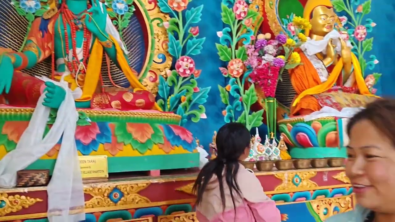 Going to the Dolma lhakhang to seek Tara Devi's blessings 🙏🙏....