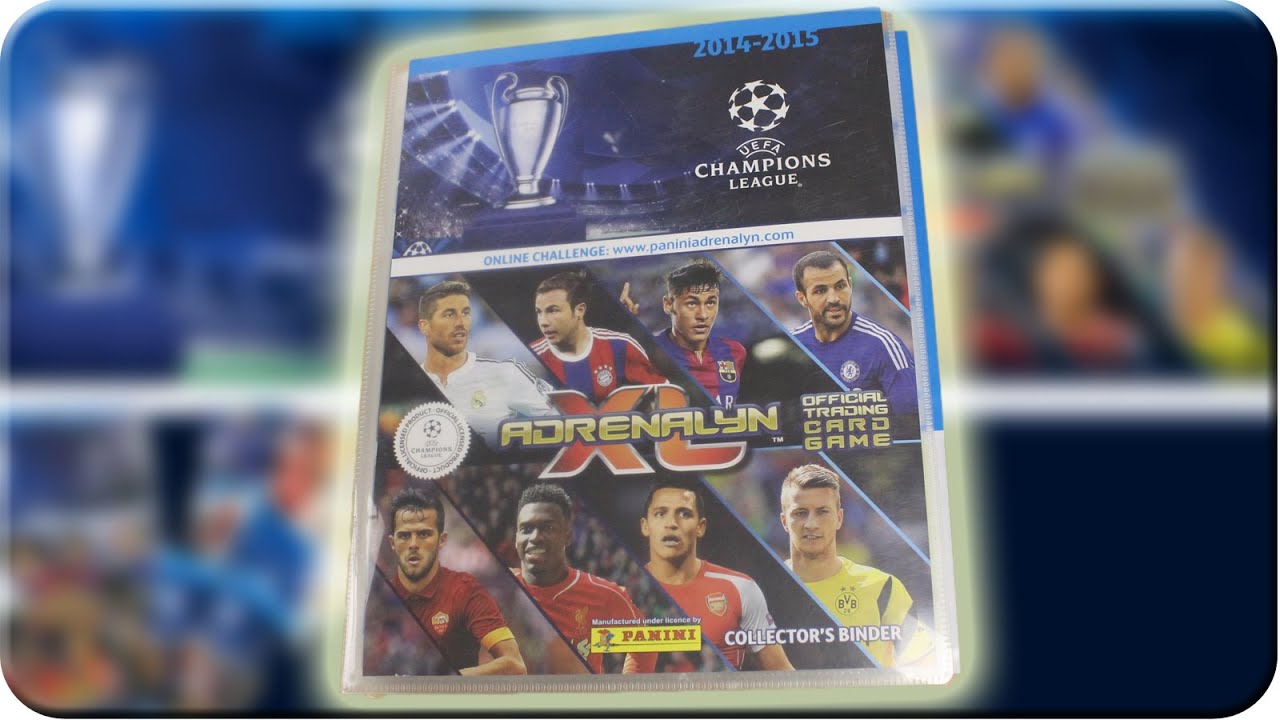 Adrenalyn XL Sammelmappe CHAMPIONS LEAGUE 2014 2015 Update