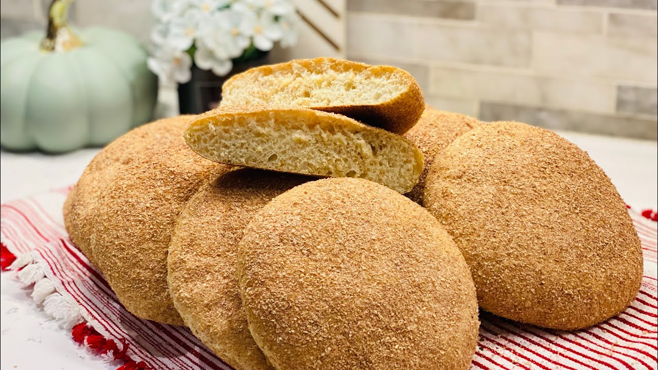 خبز السميد في الفران رطب و هش و طريقة سهلة و مبسطة و غتبقا المعتمدة عندك