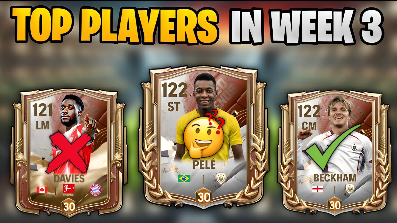 Лучшие игроки 3-й недели | Capped Legends FC Mobile