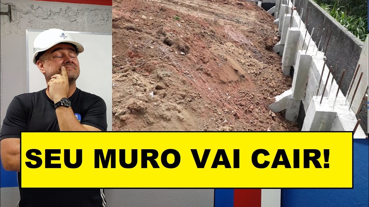 ESTE ERRO DERRUBA MUROS DE ARRIMO.