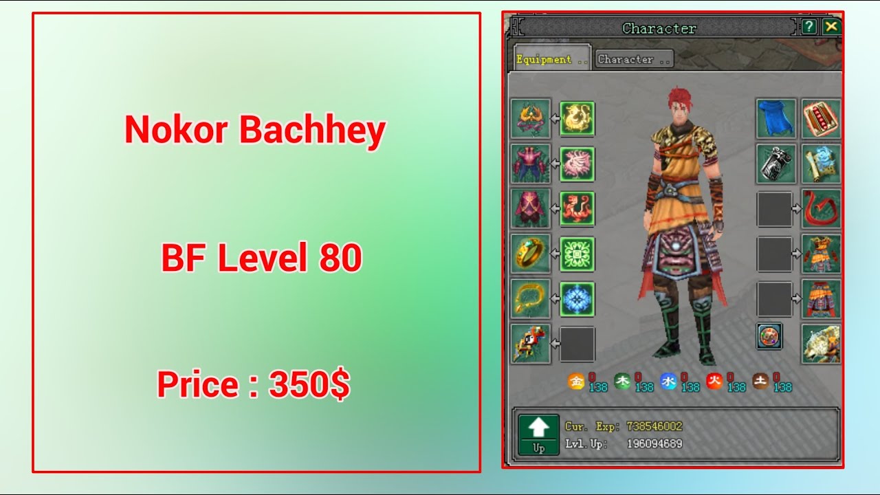 JX2-BF Level 80 at Nokor Bachhey