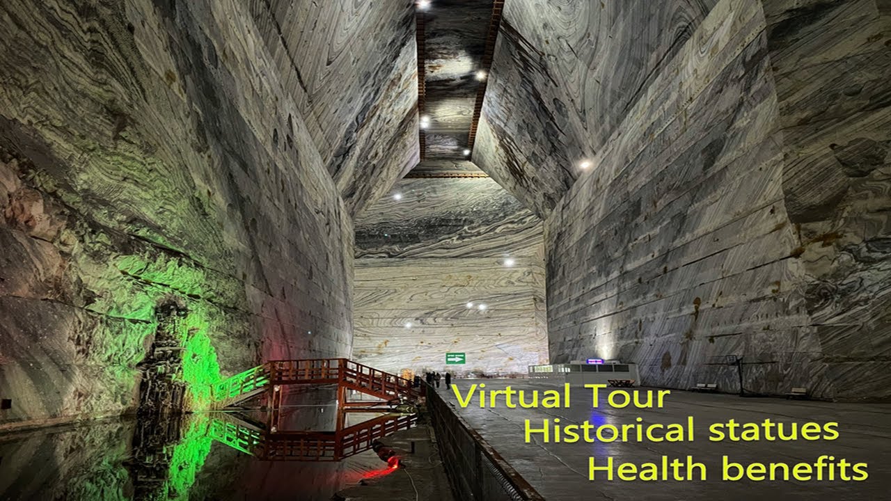 Explore the Slănic Prahova Salt Mine | 1080p HD Tour with Multilingual Subtitles & Google Voiceover