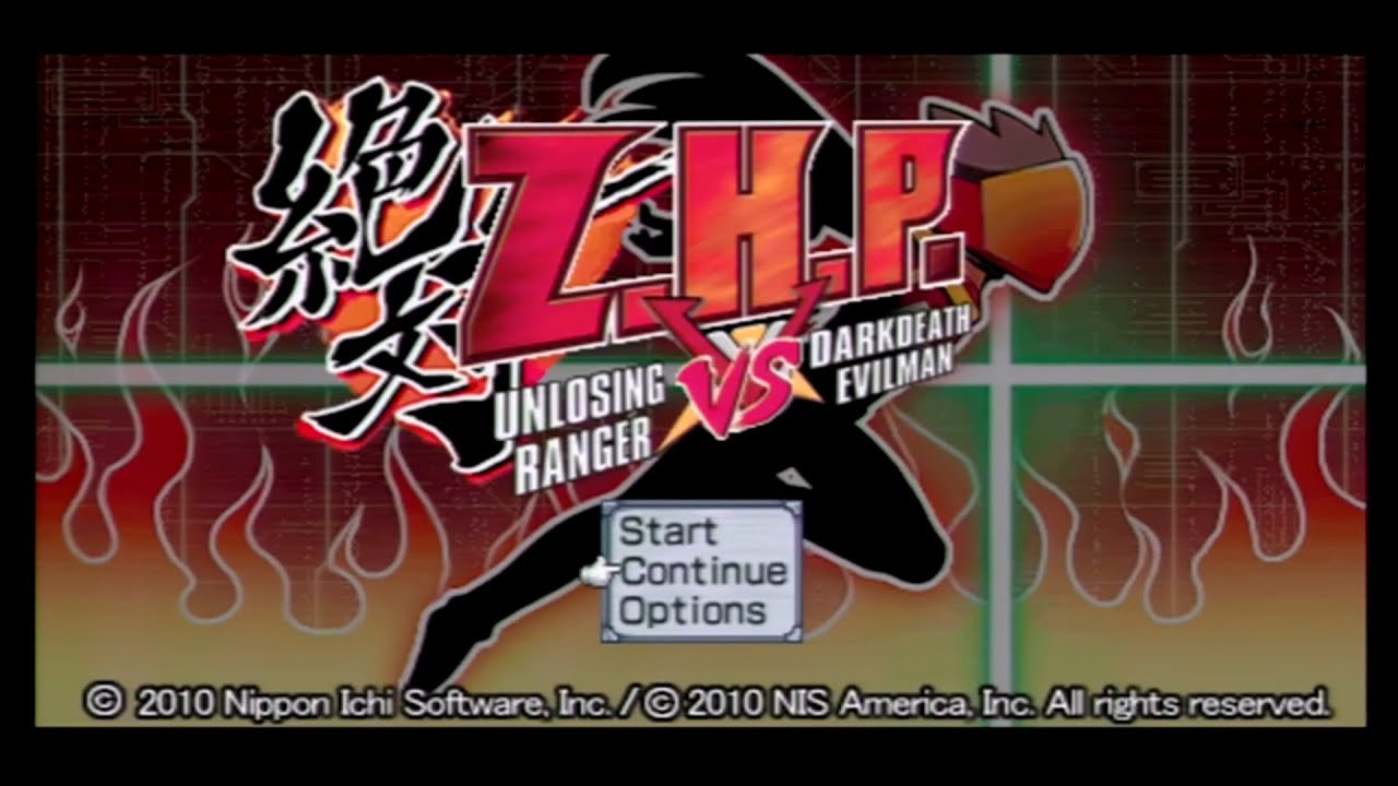 Z.H.P. Unlosing Ranger VS Darkdeath Evilman -- Gameplay (PSP)