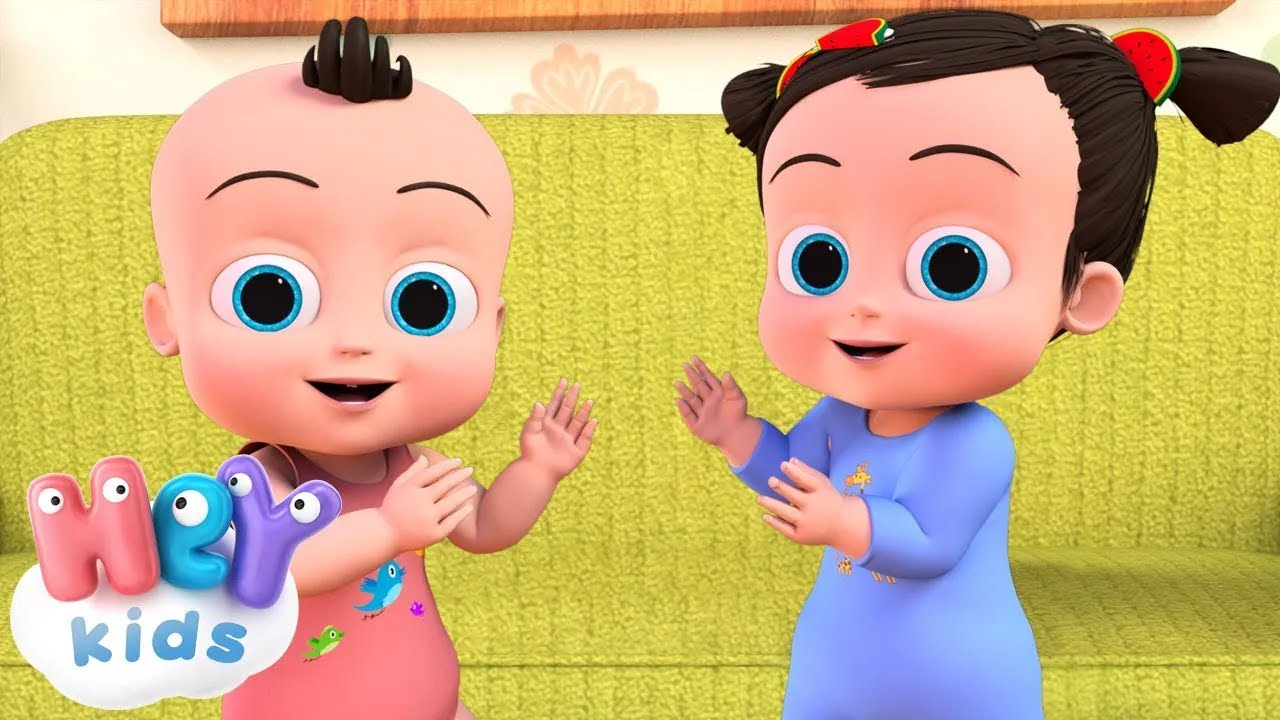 Perplasim duart 👏 Muzik per beba - HeyKids Shqip