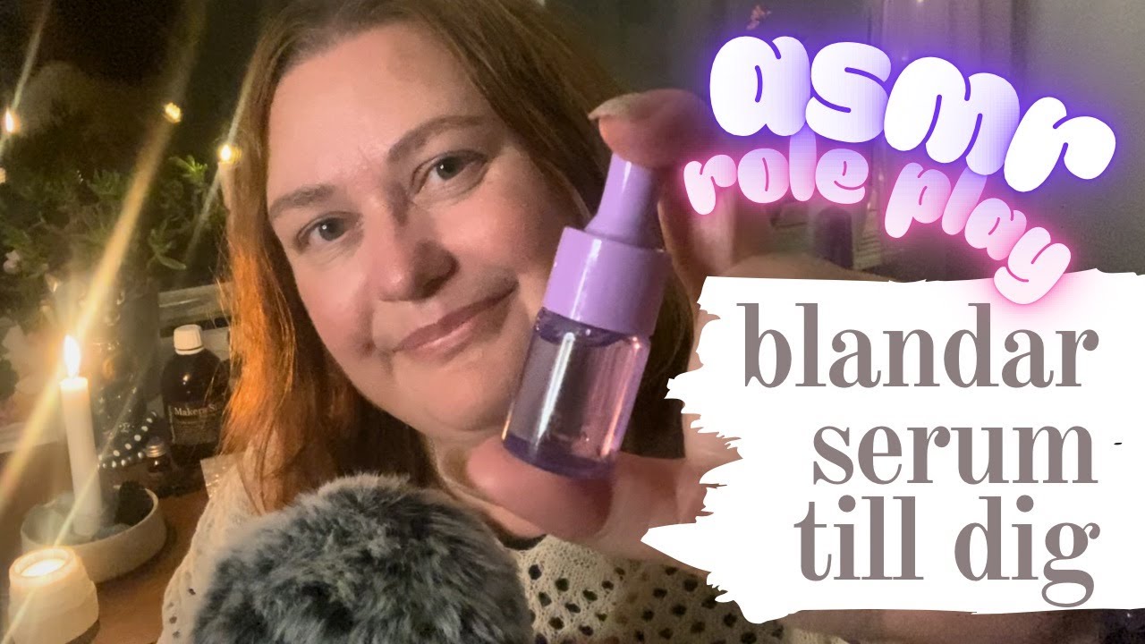 ASMR roleplay: Jag blandar ett serum till dig som har svårt att komma ner i varv 💜🌛