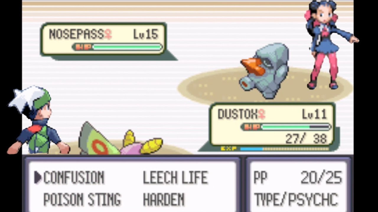 Pokémon Emerald Legacy Vs. Roxanne