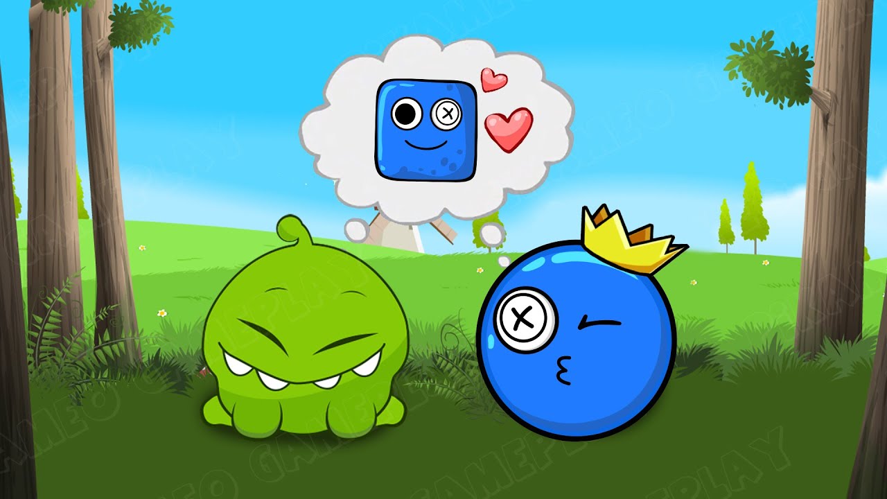Red Ball 4 | Om Nom Vs  Rainbow Friends Boss In Stage 2