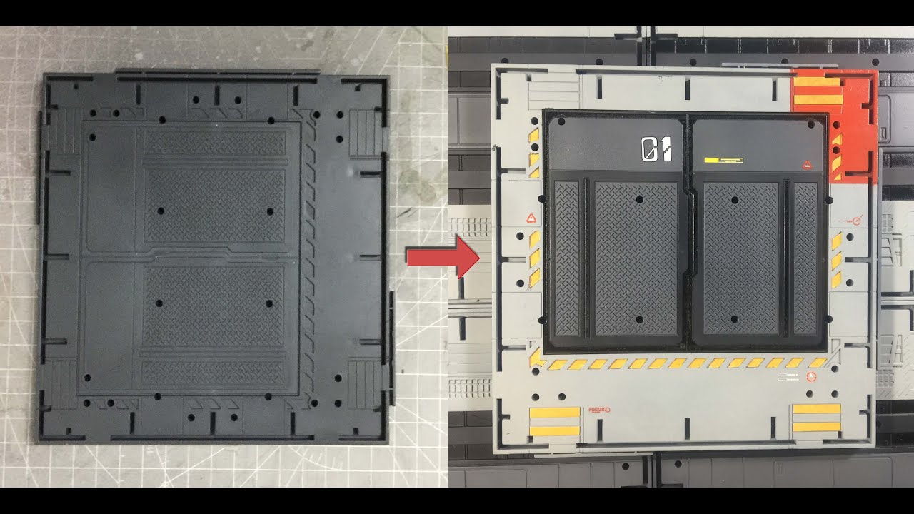 1001Gundamstudio - Domain base Gundam (hangar) - part 1