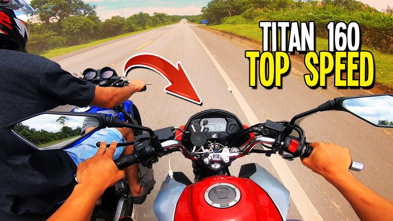 TOP SPEED TITAN 160 COM COMANDO JET MOTOS!