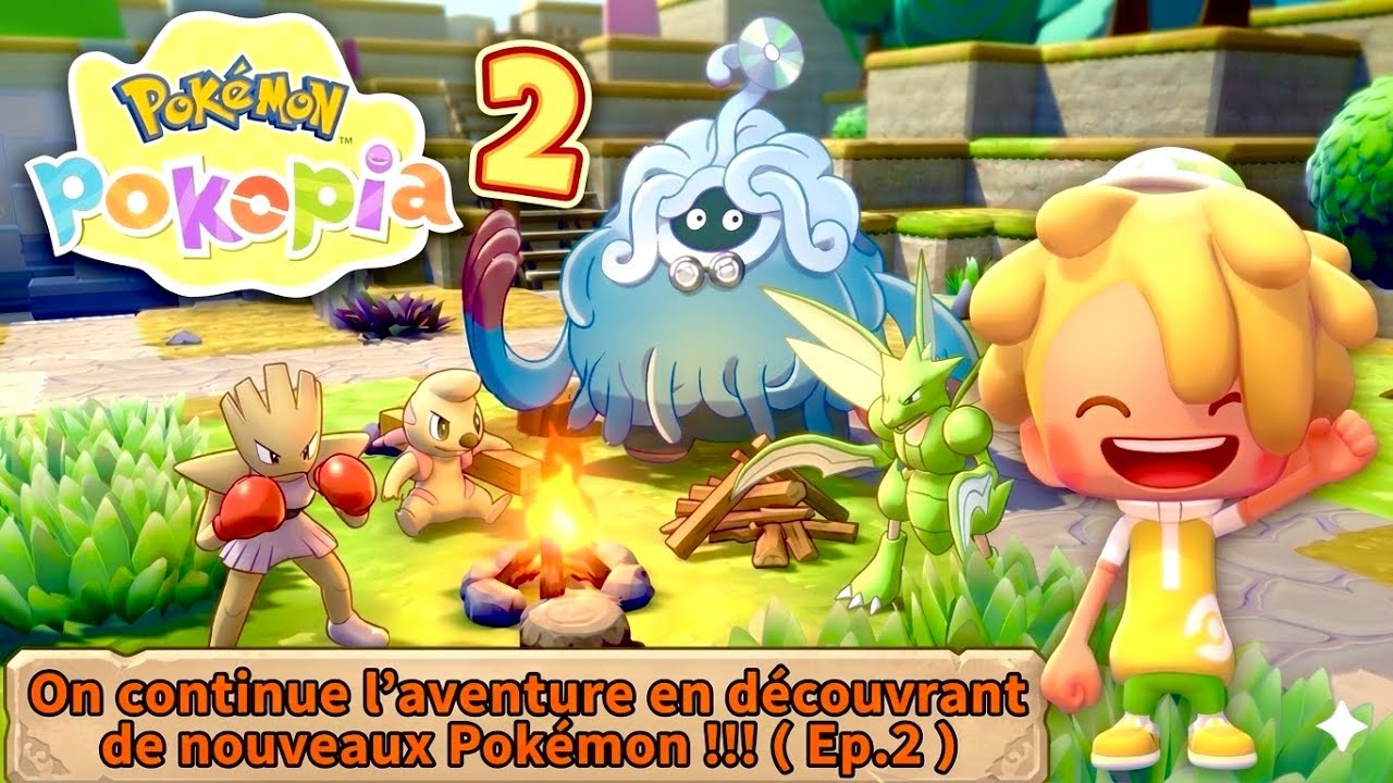 Pokopia (Switch 2) (Ep.2) On continue l'aventure en découvrant de nouveaux Pokemon !!!