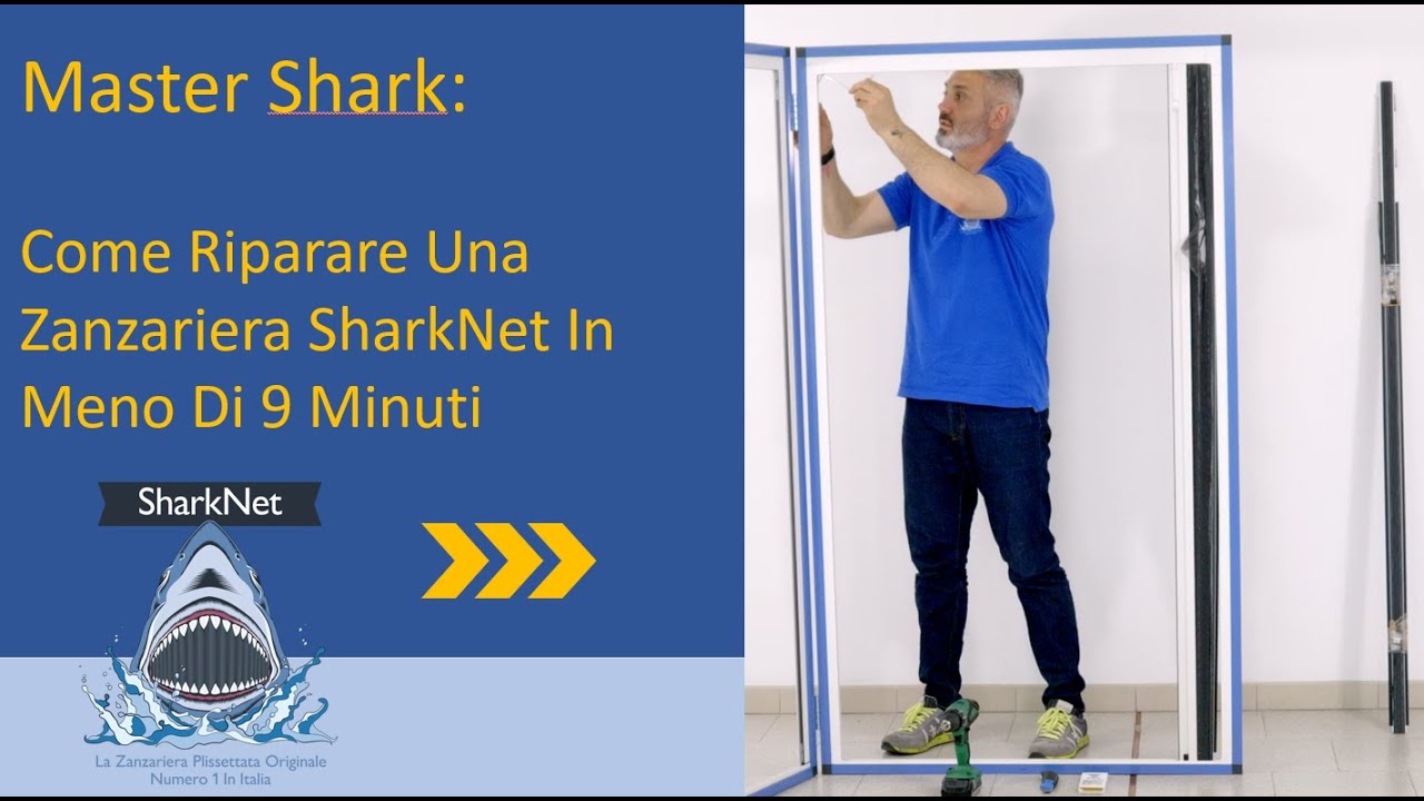 Come Riparare Una Zanzariera SharkNet In Meno Di 9 Minuti