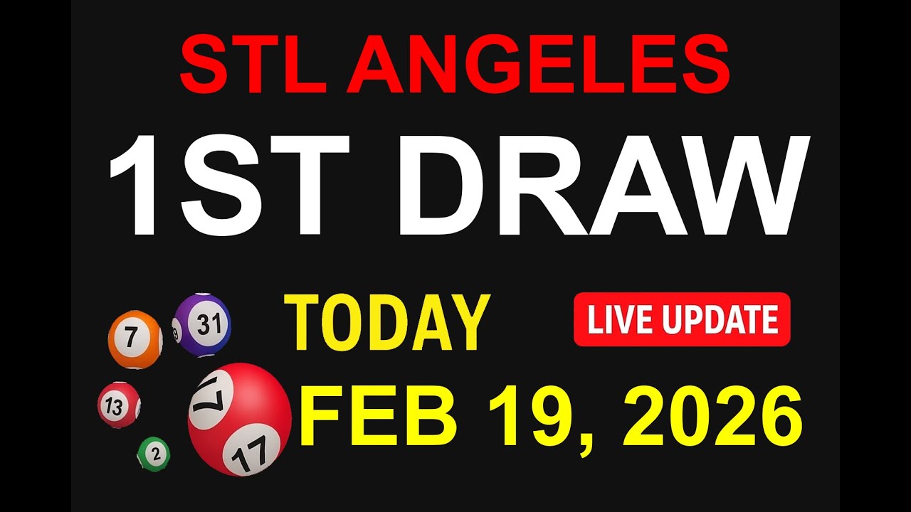 STL ANGELES 1ST DRAW - FEB 19, 2026 Results (LIVE UPDATE)