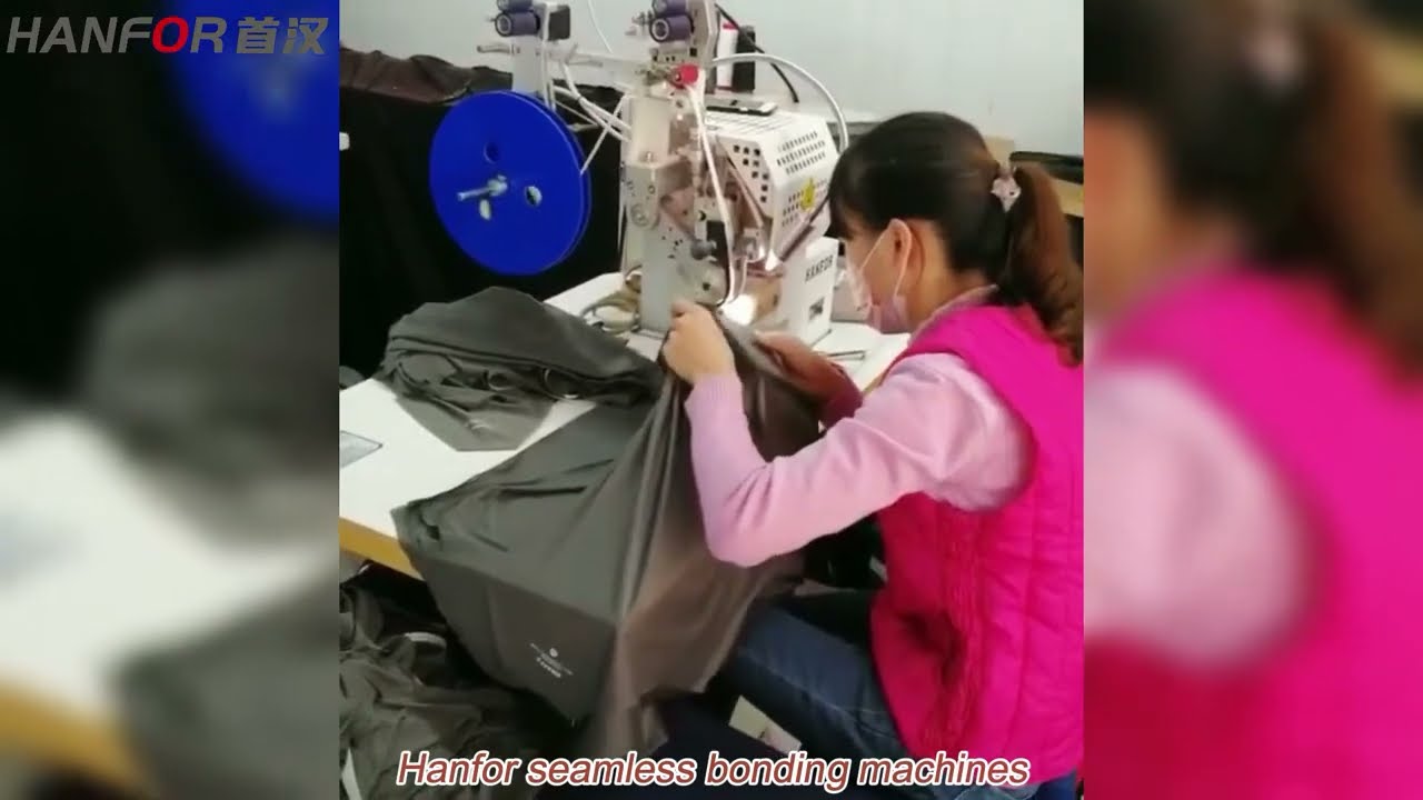 Seamless Polo TSHIRT MAKING Procedure Hanfor Seamless Bonding Machine