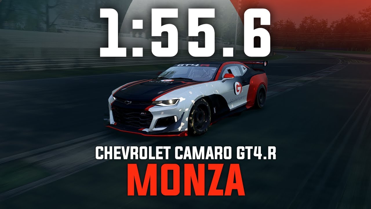 Monza 1:55.6 - Chevrolet Camaro GT4.R - GO Setups | ACC 1.10.3