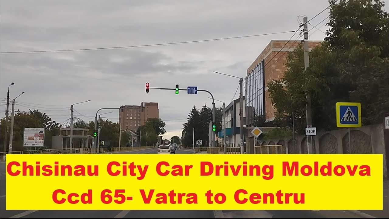 Chisinau City Car Driving Moldova Ccd 65- Vatra to Centru