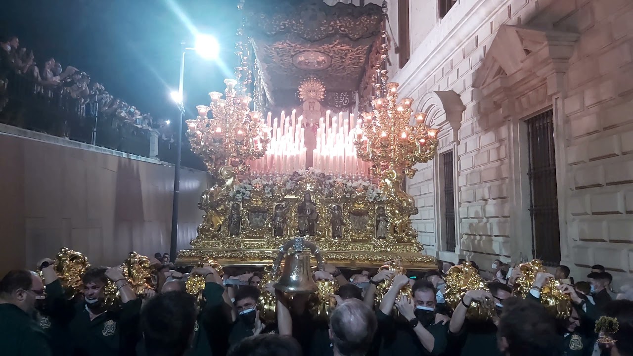 Virgen de la Esperanza por Pintor Nogales - Aniversario Macareno - Magna de Málaga