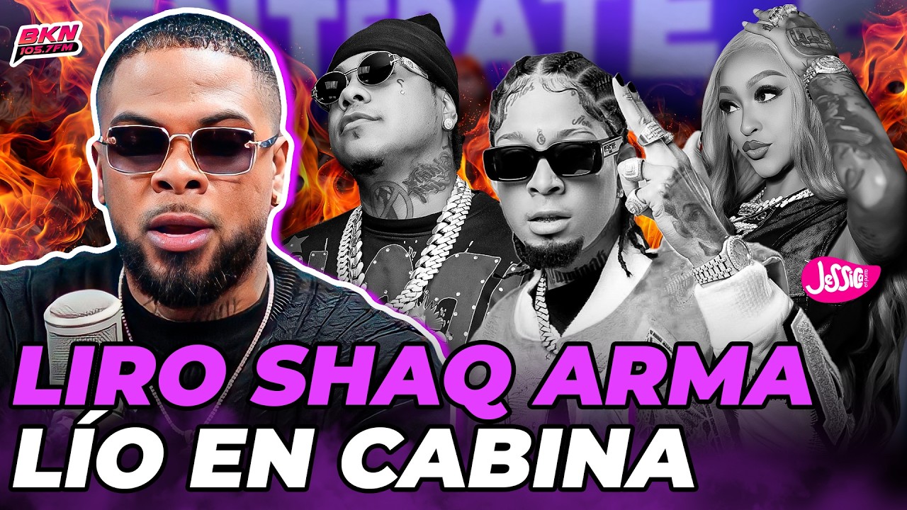 LIRO SHAQ LLEGA A CABINA Y ARMA UN LÍO CON ROCHY RD, LA PERVERSA & SHELOW SHAQ 