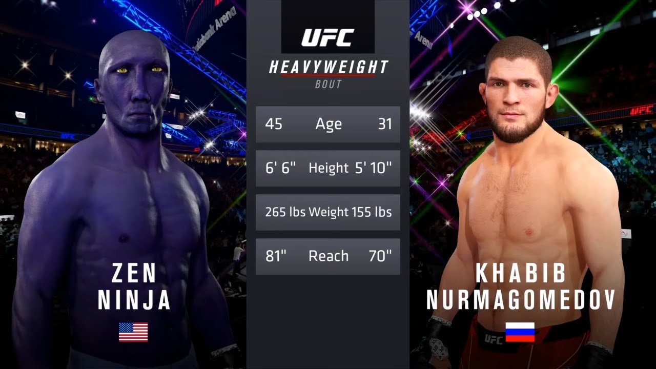 Zen Intergalactic Ninja vs. Khabib Nurmagomedov - EA sports UFC 4  👊🤪