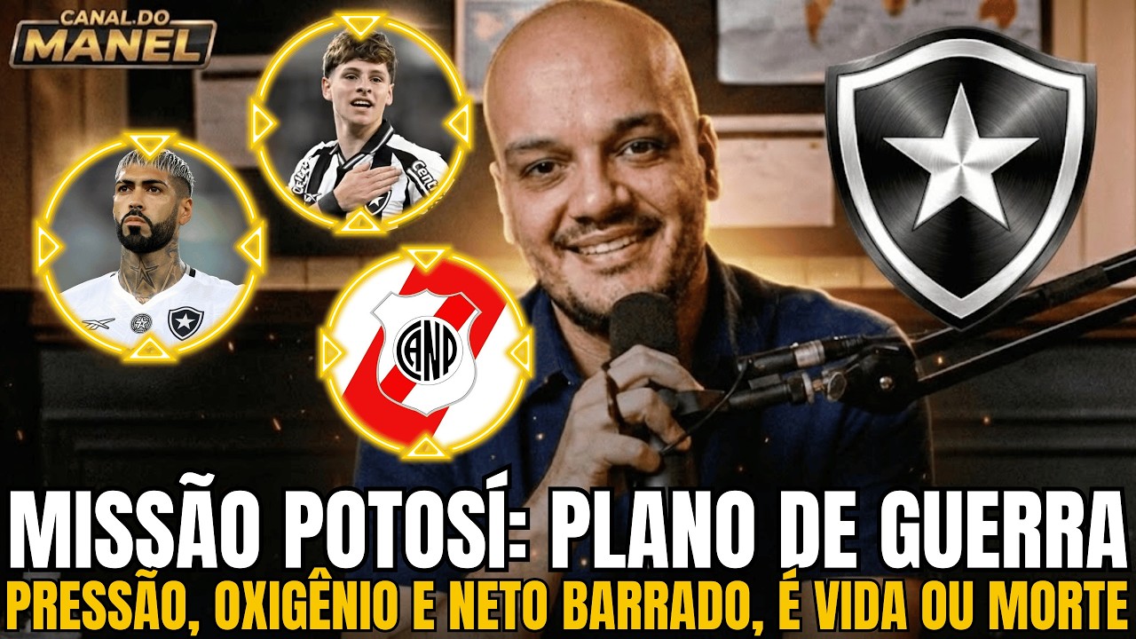🚨🚨🚨 ANSELMI BARRA NETO, BARBOZA, BASTOS E MONTORO SÃO A ESPERANÇA (Botafogo x Nacional Potosí)