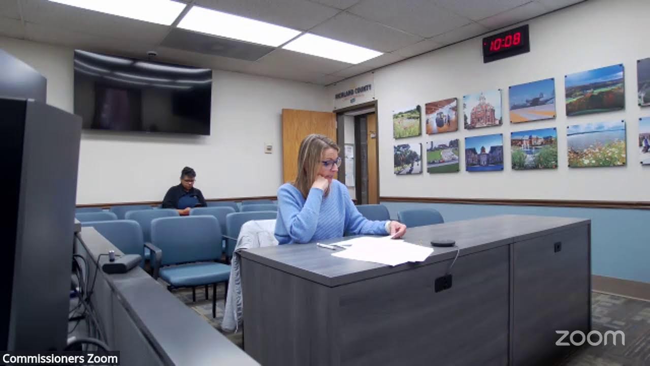 Commissioners Zoom's Meeting