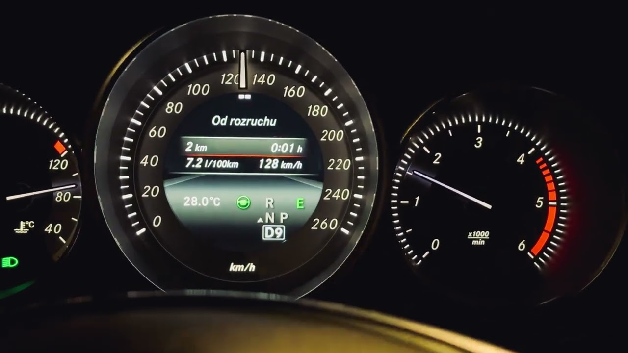 Mercedes CLS350d spalanie przy 130 km/h