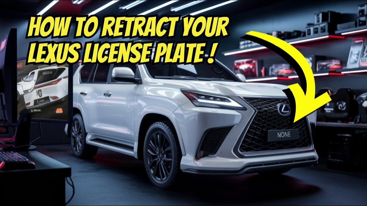 Почему у этого внедорожника Lexus есть секретный номерной знак? Легко своими руками.