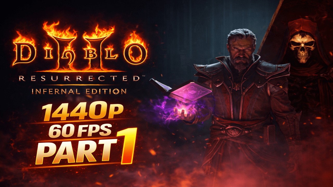 Diablo 2: Resurrected - Infernal Edition Gameplay Part 1 (FULL GAME 1440p 60FPS) No Commentary