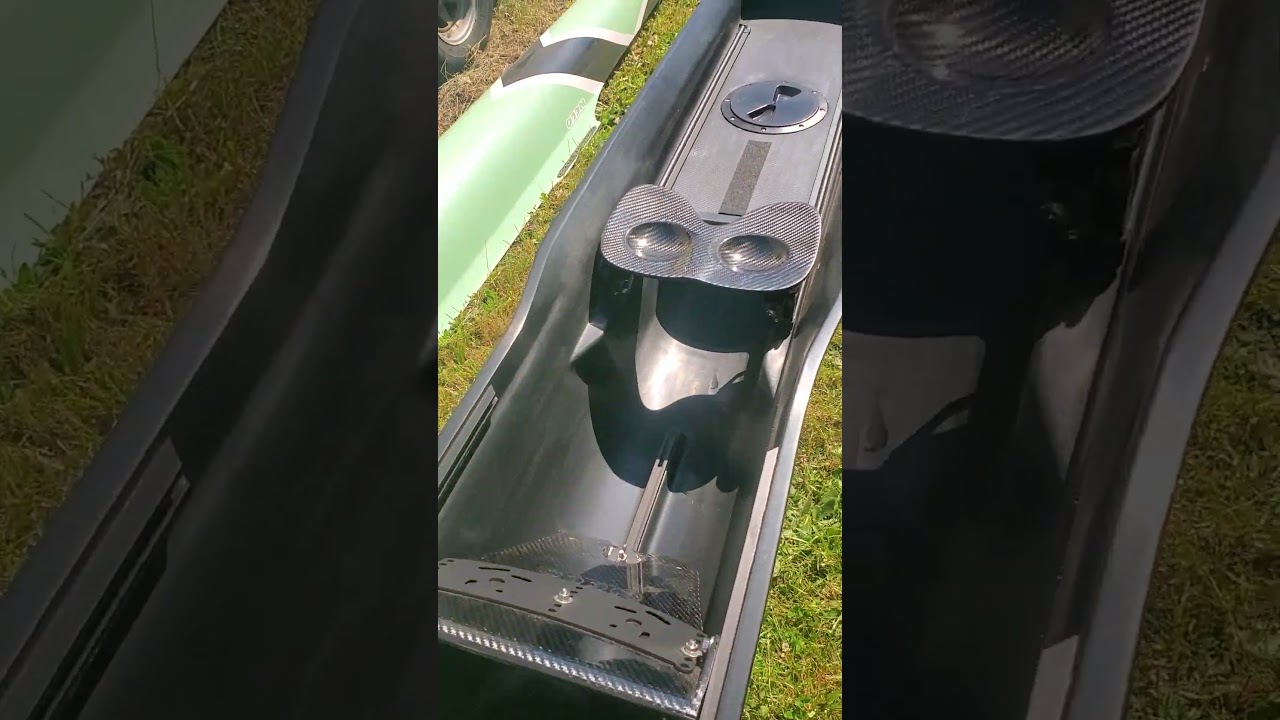 Nelo Rowing 1X 90 kg ID: 50564 two tone black  - deck view