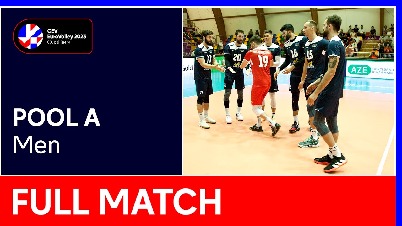 Full Match | Azerbaijan vs. Türkiye - CEV EuroVolley 2023 Qualifiers