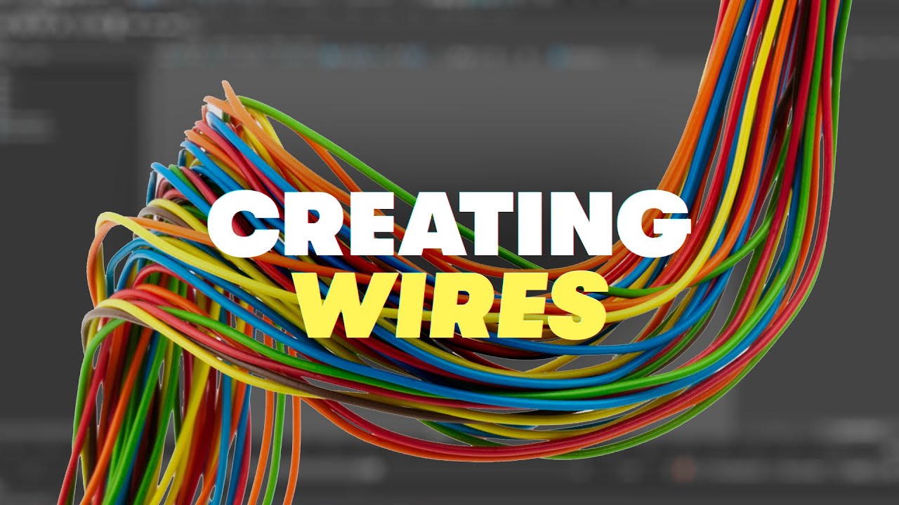 How to Quickly Model Wires & Cables in Maya