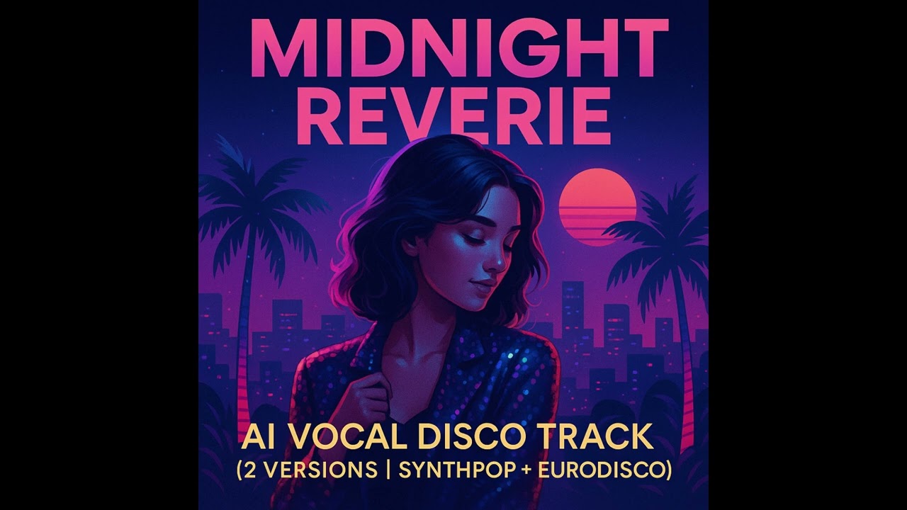 Midnight Reverie – AI Vocal Disco Track (2 Versions | Synthpop + Eurodisco)