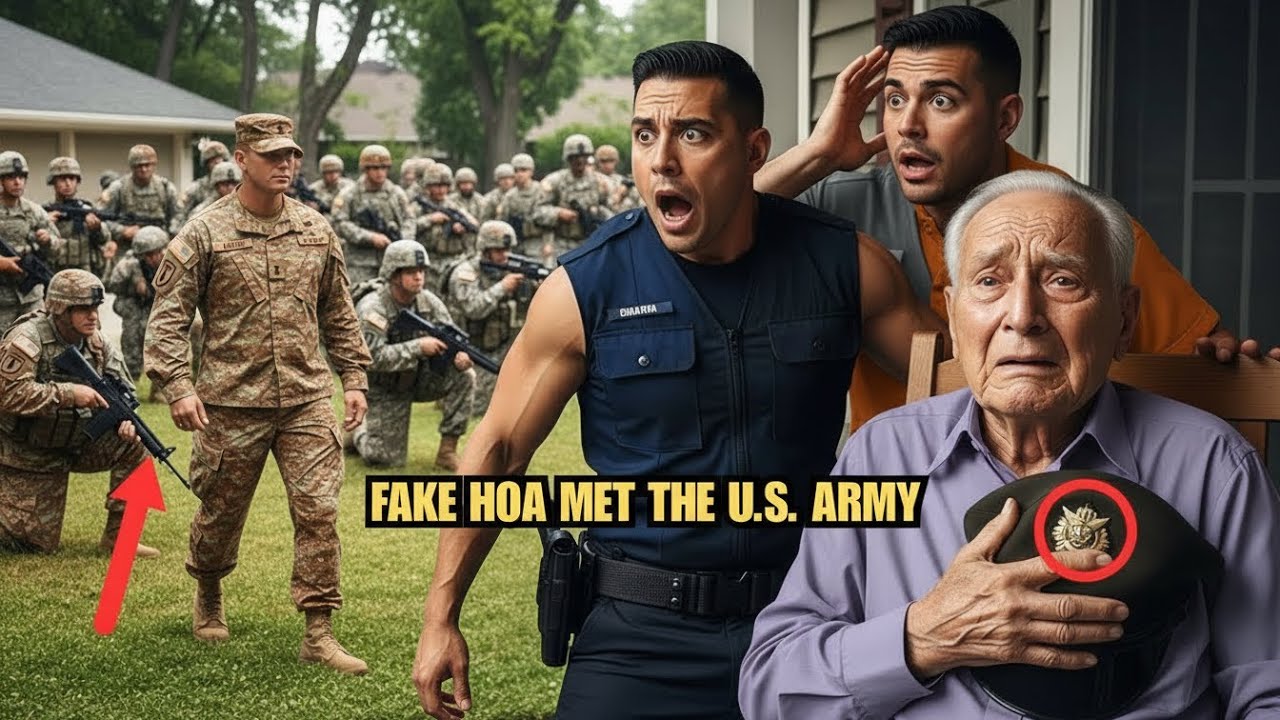 Fake HOA Cops Harassed My Veteran Neighbor-My Platoon Showed Up for 