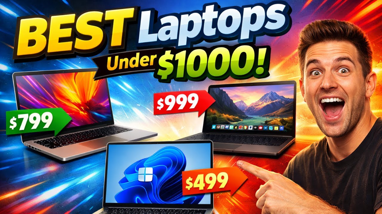 Best Laptops Under $1000 | Affordable & High Performance