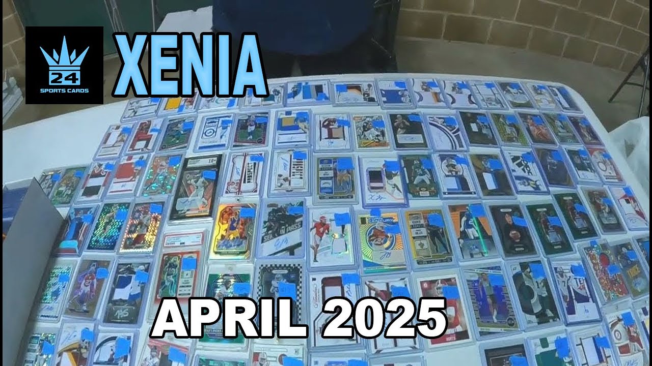 300+ TABLE SPEED RUN | Xenia Card Show Vlog