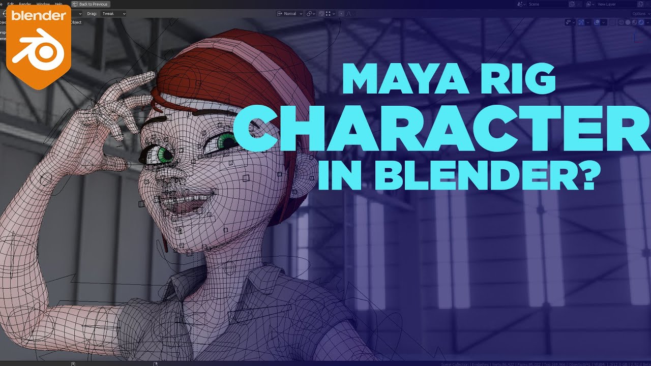 Maya rig in Blender? See for yourself